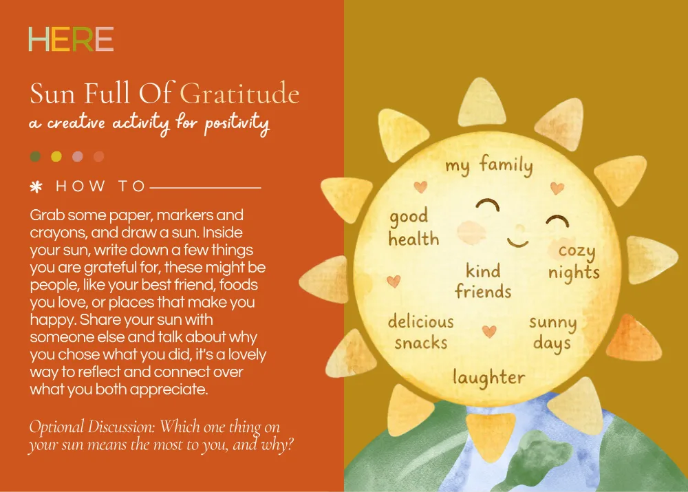The first page of Sun Full Of Gratitude
