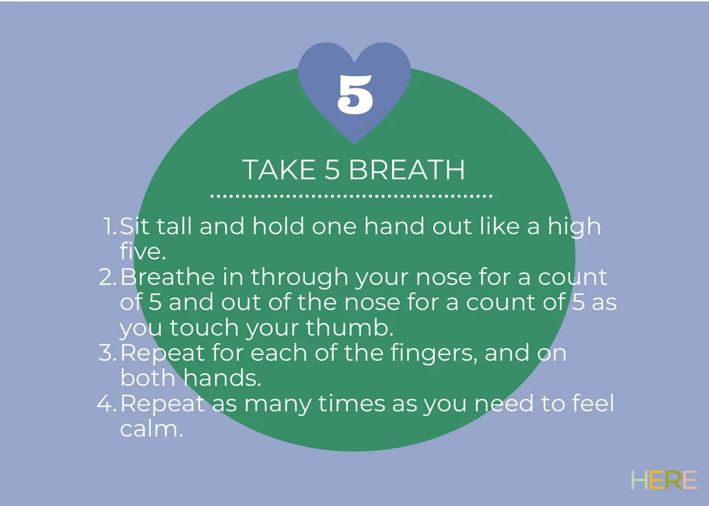 The first page of Take 5 Breath