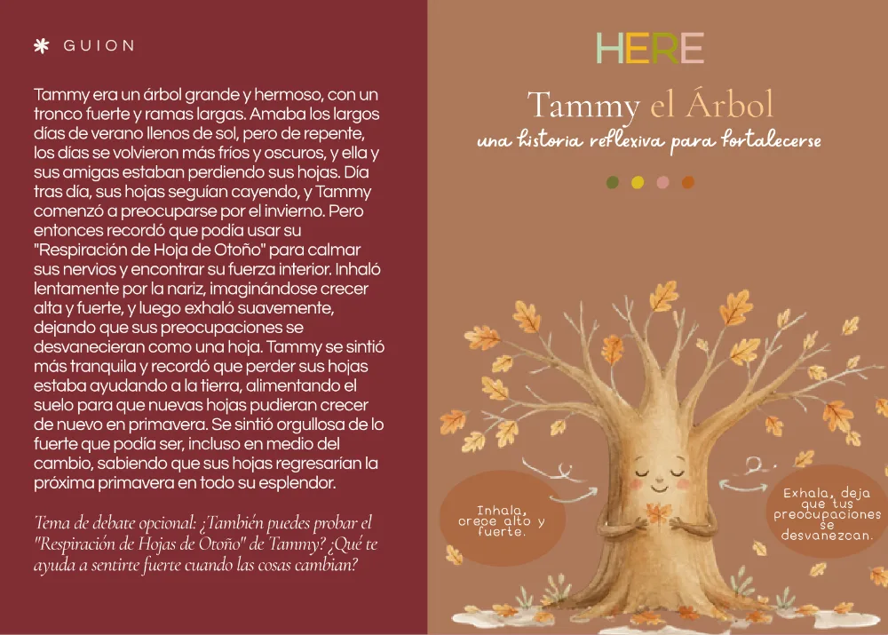 The first page of Tammy El Árbol