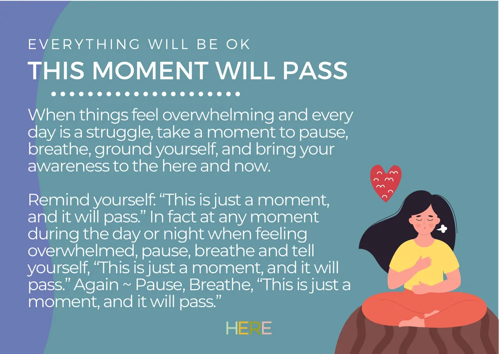 The first page of This Moment Will Pass