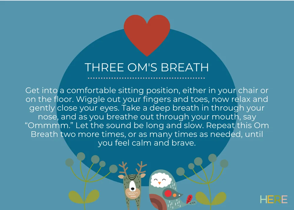 The first page of Three Om's Breath