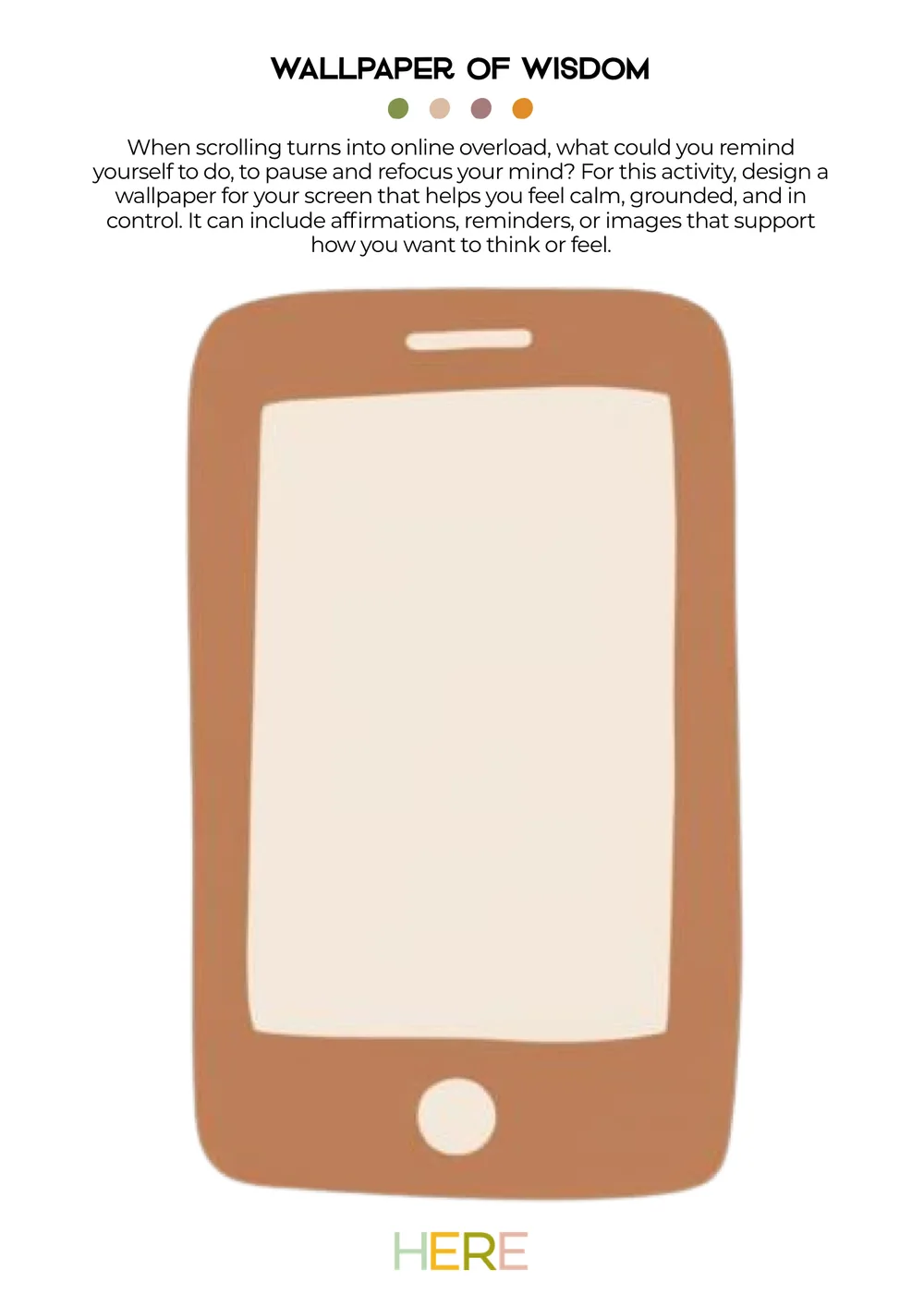 The first page of Wallpaper of Wisdom