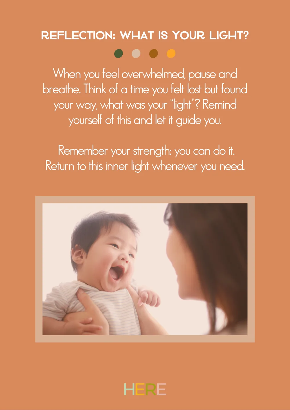 The first page of What Is Your Light Reflection