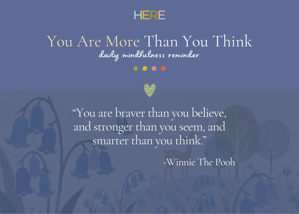 The first page of You Are More Than You Think